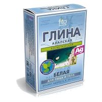 Глина белая 100г анапская 1301 (ФИТОКОСМЕТИК)
