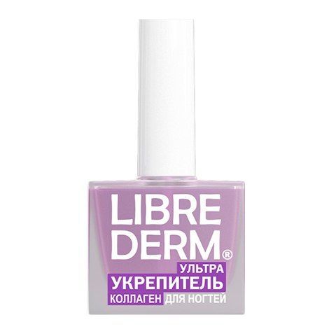 Libriderm (Либридерм) лак для ногтей ультраукрепитель коллаген 10мл (Октопас ооо)