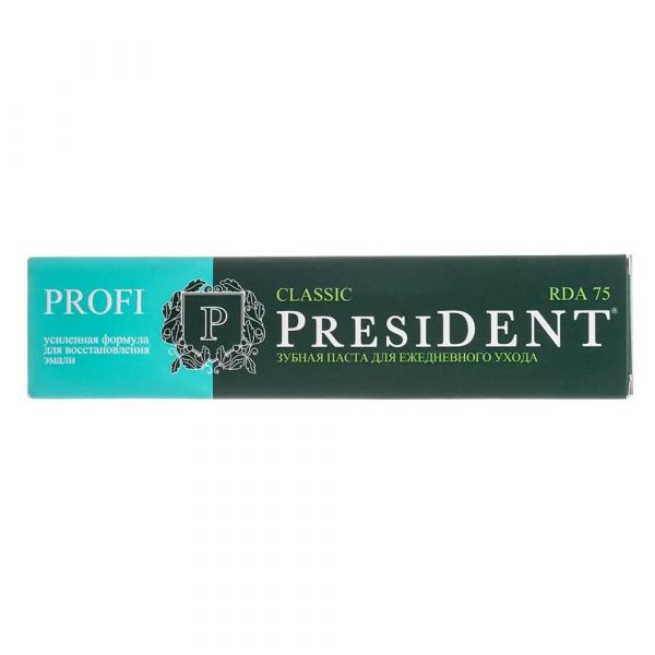 PresiDent (Президент) зубная паста классик (профи) 100мл (Зеленая дубрава зао)