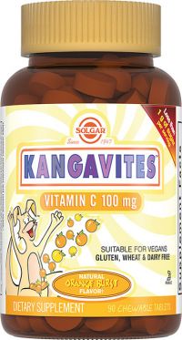 Solgar (солгар) кангавитес с витамином с таблетки №90 детск. апельсин (SOLGAR VITAMIN AND HERB)