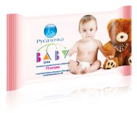 Русалочка салфетки влажные №72 baby line детск. (РУСАЛОЧКА ГК)