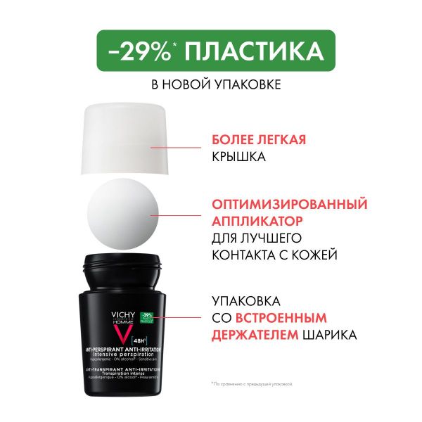 Vichy (виши) ом дезодорант для чувствительной кожи 50мл №2 шарик (Vichy laboratoires)