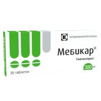 Мебикар 300мг таб. №20 (ТАТХИМФАРМПРЕПАРАТЫ)