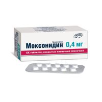 Моксонидин 0,4мг таб.п/об.пл. №30 (ФАРМТЕХНОЛОГИЯ)