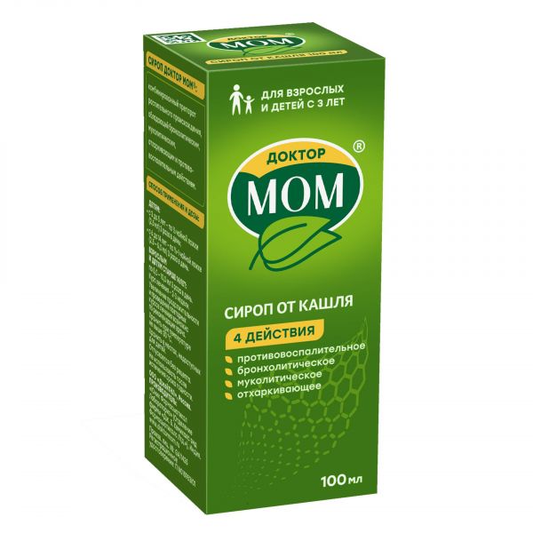 Доктор мом 100г сироп №1 фл.стак.мерн. (Unique pharmaceutical laboratories_1)