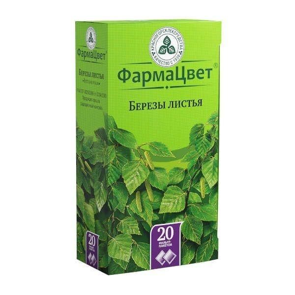 Березы листья 1,5г №20 ф/п. (Красногорсклексредства оао)