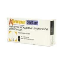 Кеппра 250мг таб.п/об.пл. №30 (ЮСБ)