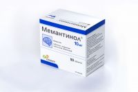 Мемантинол 10мг таб.п/об.пл. №90 (ГЕРОФАРМ)