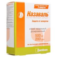 Назаваль средство барьерное отоларинг. 500мг 200доз спрей наз. фл.-доз. (ЗАМБОН)