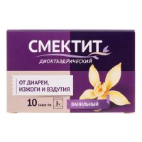 Смектит диоктаэдрический 3г 3,76г пор.д/сусп.д/пр.внутр. №10 саше  ваниль (ВЕСТ ООО)