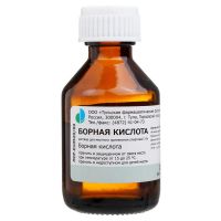 Борная кислота 3% 25мл р-р спирт. №1 фл. (ТУЛЬСКАЯ ФФ)