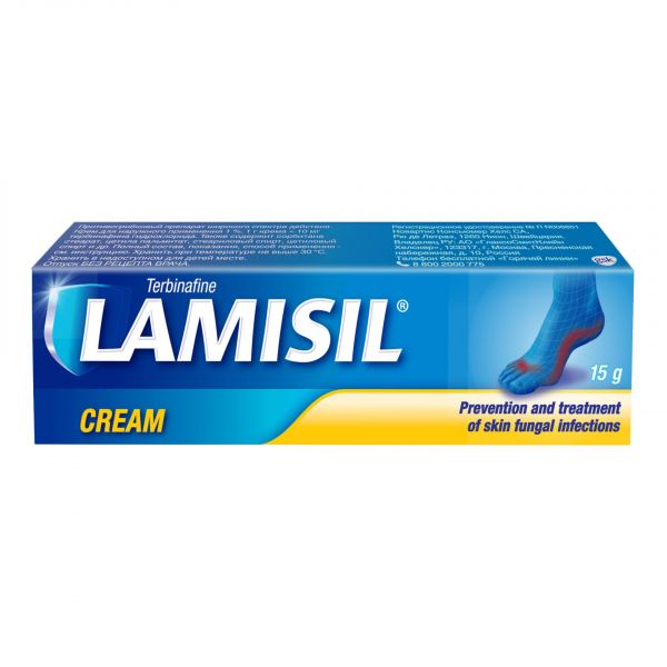 Ламизил 1% 15г крем для наружного применения №1 туба (Novartis consumer health s.a.)