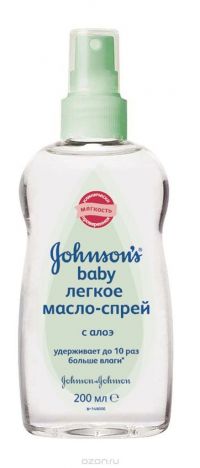 Johnson's baby (Джонсонс бэби) масло-спрей 200мл легкое алоэ (JOHNSON & JOHNSON S.P.A.)