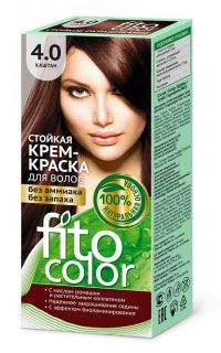 Fitocolor (Фитоколор) крем-краска для волос 115мл тон 4,0 каштан 4823 (ФИТОКОСМЕТИК ООО)