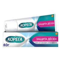 Корега крем д/фикс. зубных протезов 40мл защита десен (ГЛАКСО)