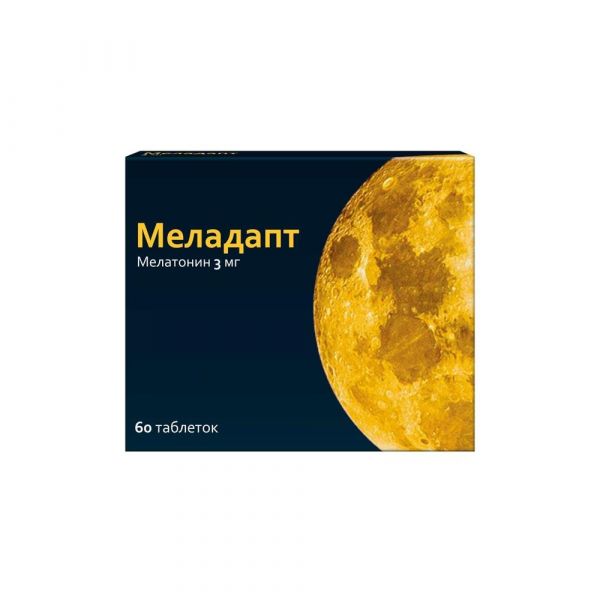 Меладапт 3мг таб.п/об.пл. №60 (Озон ооо)