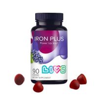 Ливс комплекс мультивитаминов железо плюс пастилки жев. №90 пектиновые фрукты и ягоды (МАЙА ФУД ИНДАСТРИЗ)