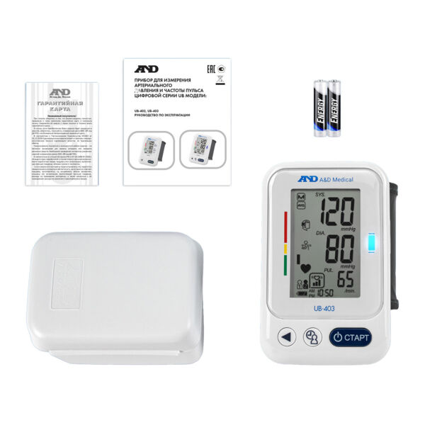 Тонометр and ub-403 автомат н/запястье (A&d electronics (shenzhen) co.ltd)