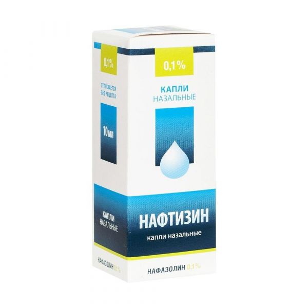Нафтизин 0,1% 10мл капли наз. №1 тюб.-кап. (Лекко фф зао)