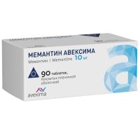 Мемантин 10мг таб.п/об.пл. №90 (АВЕКСИМА)