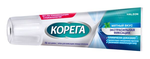 Корега крем д/фикс. зубных протезов 40мл максимальная фиксация прилегание мягко-мятный вкус (Stafford miller ireland limited)