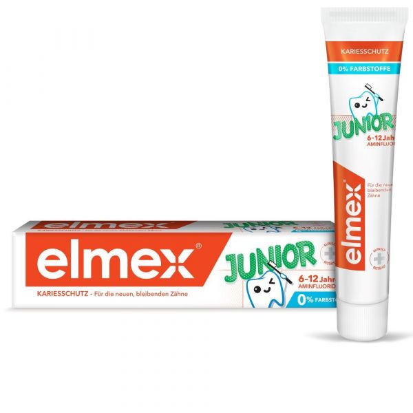 Elmex (Элмекс) зубная паста 75мл юниор 6-12 лет (Colgate-palmolive [poland] sp.z.o.o.)
