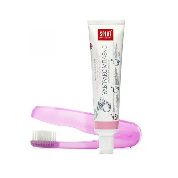 SPLAT (Сплат) дорожный набор зубная паста ультракомплекс 40мл +зуб.щетка (Сплат-косметика ооо)