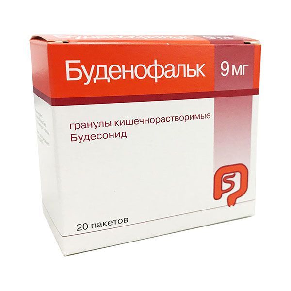 Буденофальк 9мг гранулы покрытые кишечнорастворимой оболочкой №20 пакетики (Losan pharma gmbh)