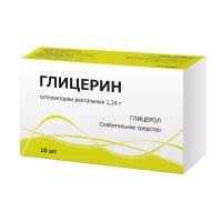 Глицерин супп.рект. №10 для детей (ТУЛЬСКАЯ ФФ)