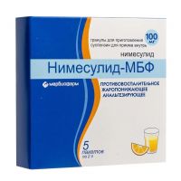 Нимесулид 100мг 2г гран.д/сусп.д/пр.внутр. №5 пак. (МАРБИОФАРМ)