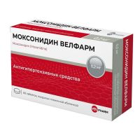 Моксонидин 0,2мг таб.п/об.пл. №60 (ЭЛЗАФАРМ)