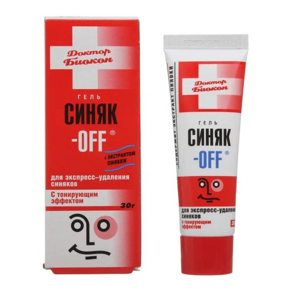 Синяк офф 30г гель тонирующий эффект (Биокон мнпо ооо)
