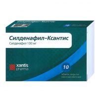 Силденафил 100мг таб.п/об.пл. №10 (КСАНТИС ФАРМА)