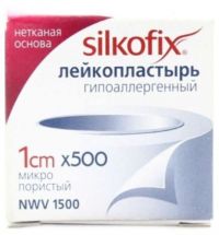 Лейкопластырь силкофикс №1 шт.  нетк.осн. 1*500см (МЕДКОМ)