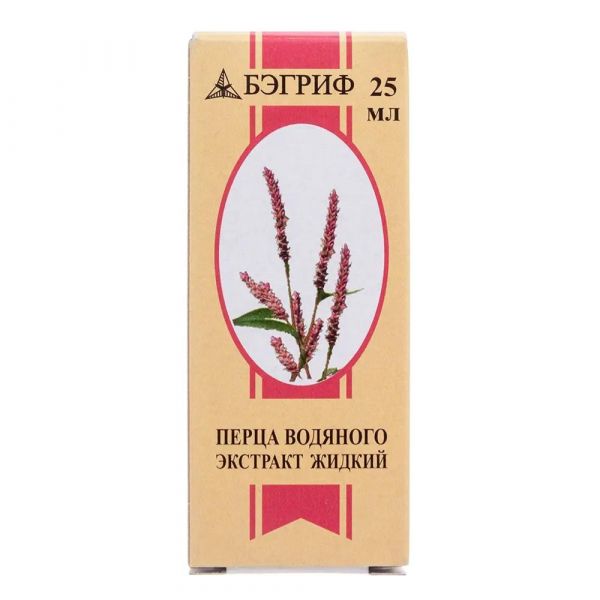 Перца водяного 25мл экстр.жидк.д/пр.внутр. №1 фл. (Бэгриф ооо)