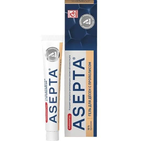 Асепта гель для десен с прополисом 10г (Вертекс ао_3)