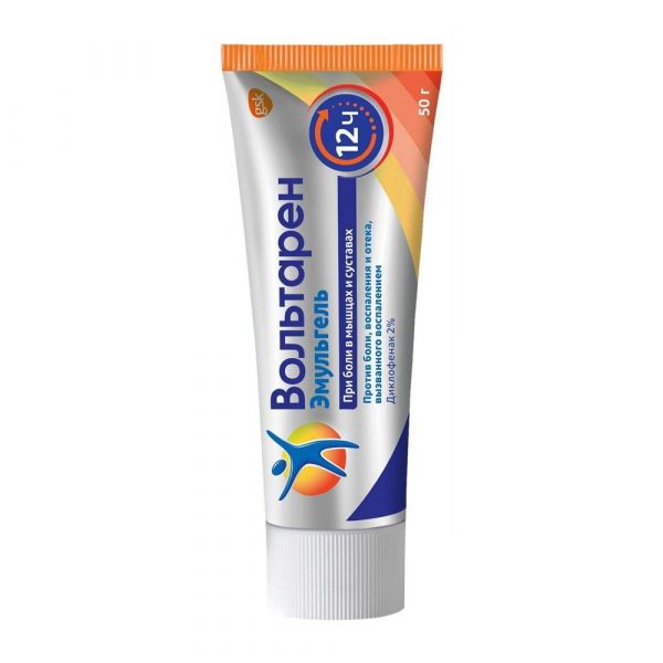 Вольтарен эмульгель 2% 50г гель д/пр.наружн. №1 туба (Novartis consumer health s.a.)