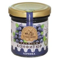 Столбушино конфитюр 160г черника яблоко стерил. (СТОЛБУШИНО ООО)