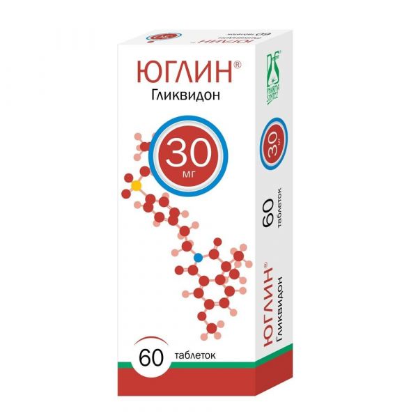 Юглин 30мг таб. №60 (Фармасинтез-тюмень ооо)