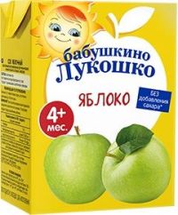Бабушкино лукошко сок 200мл яблоко осветл. тетрапак (ФАУСТОВО)