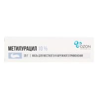 Метилурацил 10% 25г мазь №1 уп. (АТОЛЛ)