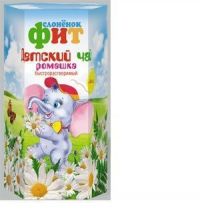 Слоненок фит детский чай 100г гран. №1 пач.  ромашка (МЕГАН-2000 ООО)