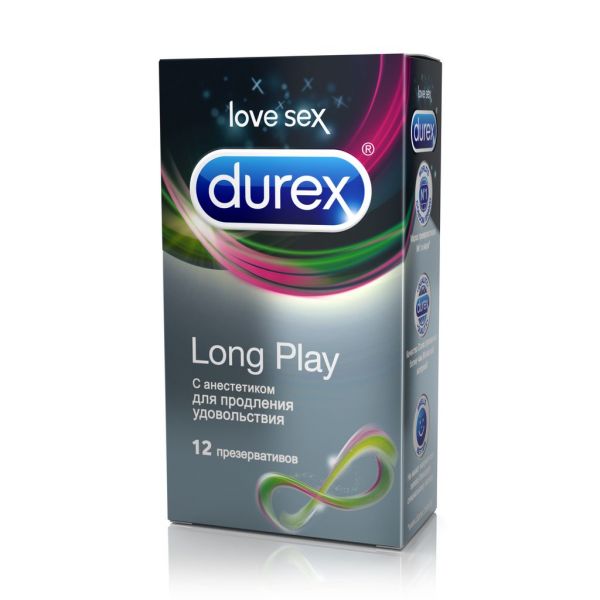 Презерватив durex № 12 long play (Ttk-lig limited) .