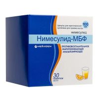 Нимесулид 100мг 2г гран.д/сусп.д/пр.внутр. №30 пак. (МАРБИОФАРМ)