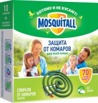 Mosquitall (москитол) спираль защита для взрослых от комаров №15 (АРНЕСТ)