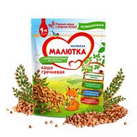 Малютка каша безмолочная 200г гречка (НУТРИЦИЯ)