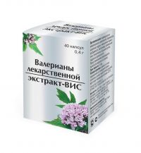 Валерианы лекарственной экстракт-вис 400мг капс. №40 (РИА ПАНДА)