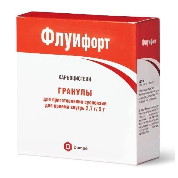 Флуифорт 2.7г гран.д/сусп.д/пр.внутр. №10 пак. (Dompe farmaceutici s.p.a.)