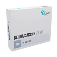 Венлафаксин 75мг таб. №30 (АТОЛЛ)