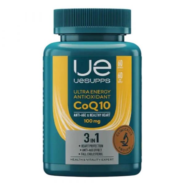 Уесаппс антиоксидант коэнзим q10 капс. №60 (Ultra energy supplements trading llc)
